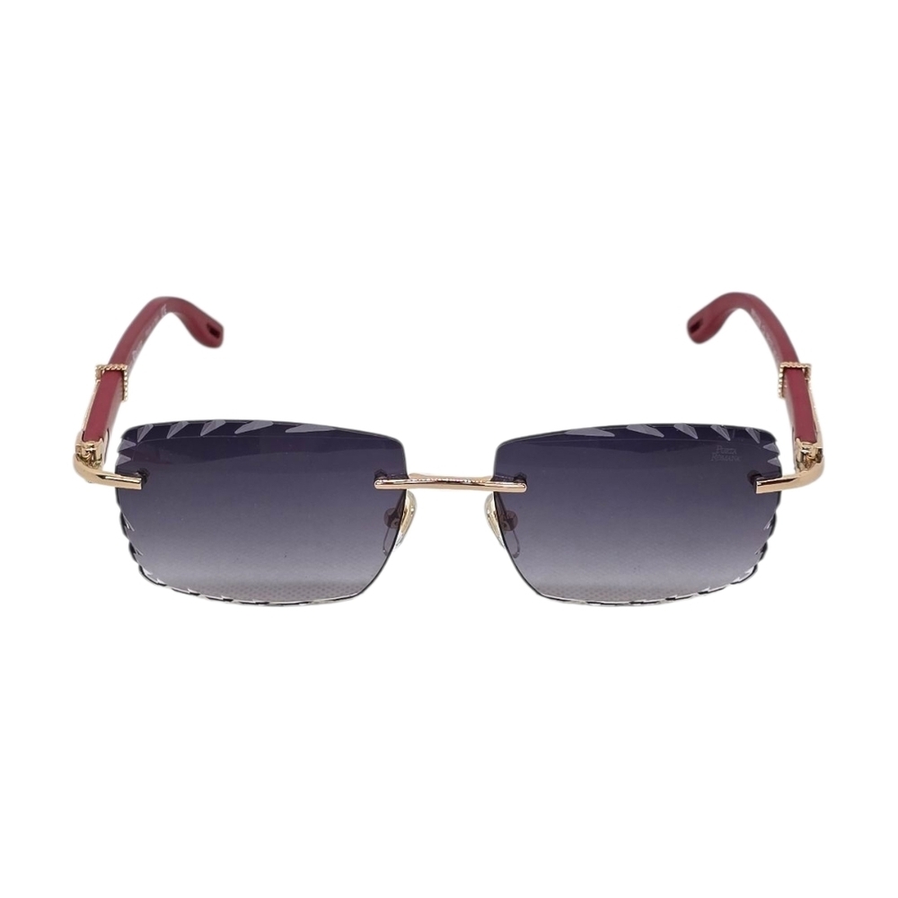 Porta Romana Men's Sunglasses - Black and Gold - Picture 5 of 7